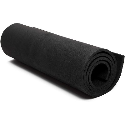 Black Craft Foam Roll, EVA Foam Sheet (6mm, 13.7 x 39 In)