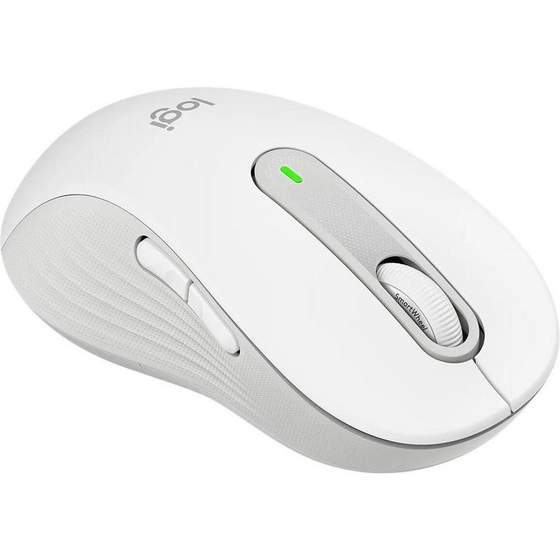 Logitech Signature M650 L LEFT Full Size Wireless Mouse Off-white, 3 of 7