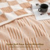 Snuggle Sac Reversible Checkered Throw Blanket, Lightweight Soft Throw - 2 of 4