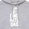 Men's - Instant Message - Dinomite Dad Graphic Fleece Pullover Hoodie - 2 of 4