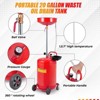 Waste Oil Drain, Oil Drain Tank - 20 Gallon Portable Air Operated with Adjustable Funnel Height, Pressure Valve & Wheels for Garage/Workshop - 3 of 4