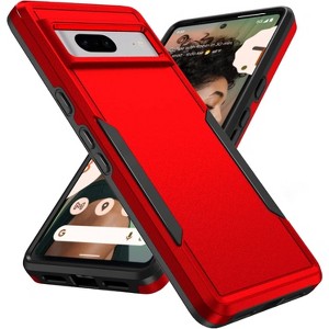 Entronix Case Compatible with Pixel 7 - Soft-Touch Dual-Layer Sleek Cover - 1 of 4