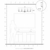 Livex Lighting Whittier 5 - Light Vanity in  Brushed Nickel - 4 of 4