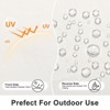 Aoodor Outdoor Dining Chair Cushions Set of 2, Waterproof Patio Furniture Seat Cushions, Outdoor Chair Pads with Ties - 4 of 4
