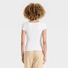 Women's Boat Neck Ribbed T-Shirt - A New Day™ Brown - 2 of 4