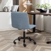 Lyngins Ergonomic Office Chair, 360° Swivel Chair with Height Adjustable, Armless Vanity Chair, Computer Desk Chair, Home Office Desk Chair - 2 of 4