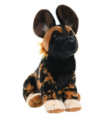 Wild Republic Cuddlekins African Wild Dog Stuffed Animal, 12 Inches ...