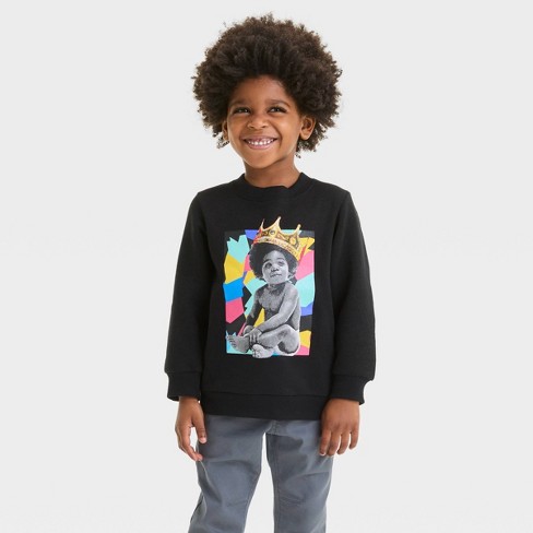 Toddler Boys Merch Traffic Notorious Big Pullover Sweatshirt Black 12M