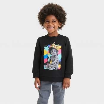 Toddler Boys' Merch Traffic Notorious Big Pullover Sweatshirt - Black