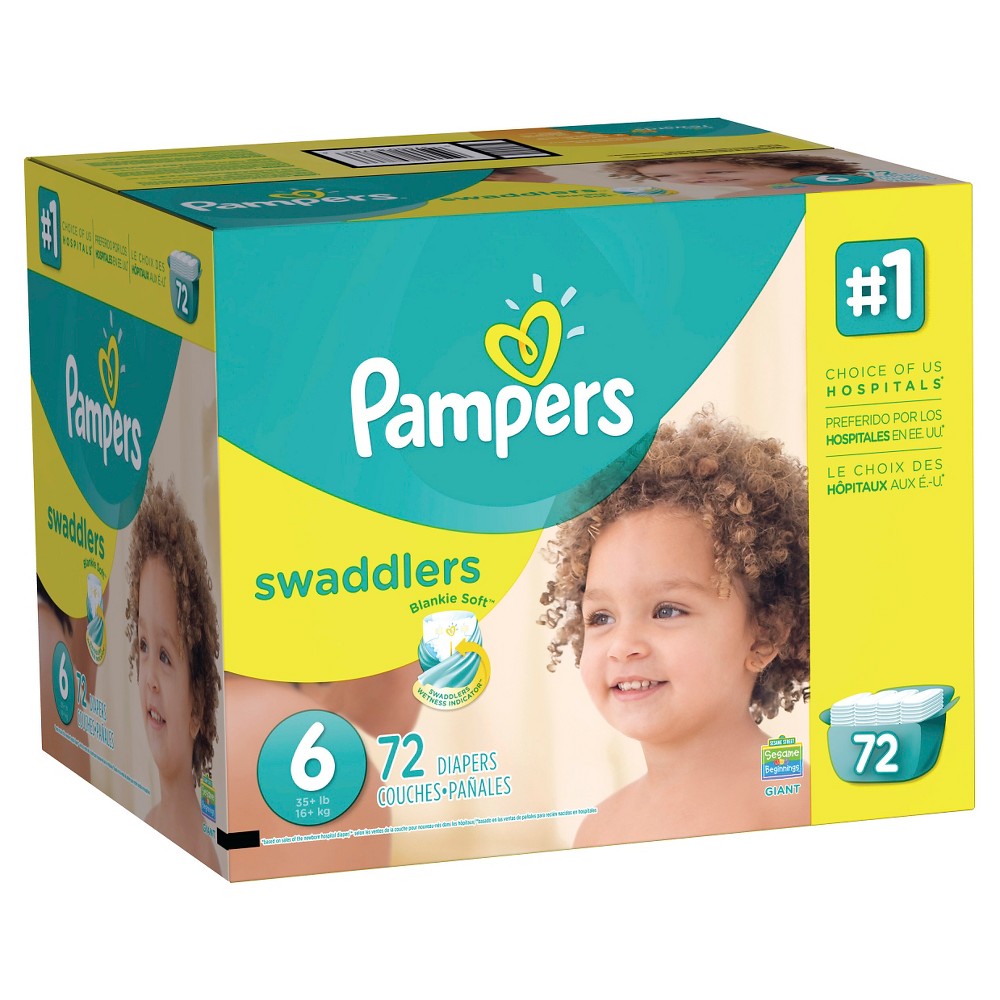 UPC 037000897866 product image for Pampers Swaddlers 72ct Size 6 Giant Pack | upcitemdb.com