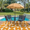 Lahome New Style Series Outdoor Plastic Straw Rug-Waterproof Reversible Mat for Patio, Backyard, Camping, RV Awning - 3 of 4