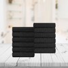 Premium Cotton Herringbone Medium Weight Bathroom Towel Set by Blue Nile Mills - 2 of 4