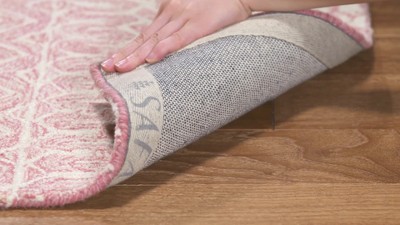 Handmade Blue and Ivory Wool Tufted Area Rug 2'6" x 4'