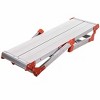 FURNIinspire Ladders Work Platform Aluminum Portable Bench Folding Ladder, Household Step Stool Ladder Foldable, Silver, 52.76"*16.14"*19.69" - 2 of 4