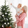 GAOMON 30 Pcs Christmas Ball Ornaments, 2.36 Inch/6 Cm Shatterproof Christmas Tree Balls for Holiday Wedding Party Decoration - 4 of 4