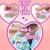Heart Shape PVC Rubber Pin Backs (100PCS) Five Assorted Colors- Compatible with Disney & Novelty Collector- Colectible pins Safely Secured - 3 of 4