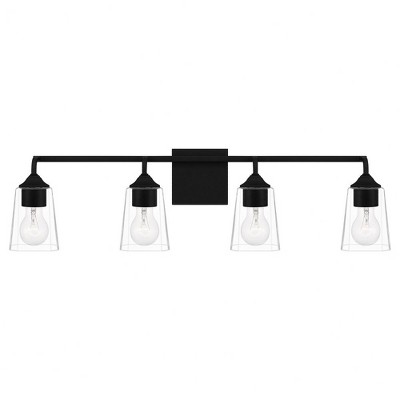 Quoizel Lighting Thoresby 4 - Light Vanity in  Matte Black