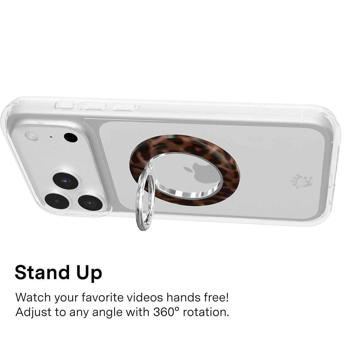 VELVET CAVIAR Phone Accessory Gift Set - Includes Magnetic Wallet, Magnetic Grip & Stand - Black Leather Chain - thumbnail 3