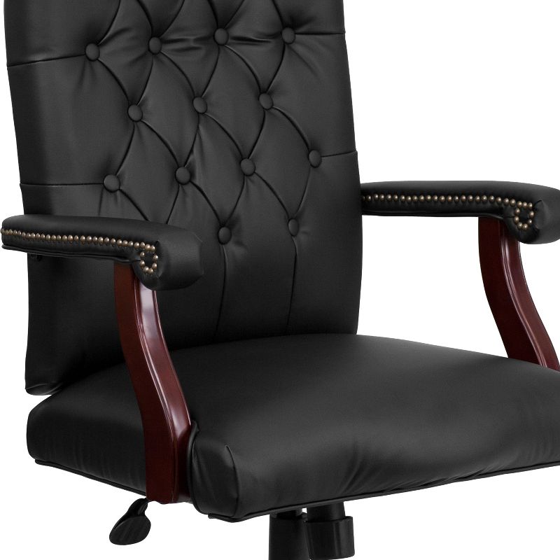 Emma and Oliver Martha Washington Executive Swivel Office Chair with Arms, 5 of 11