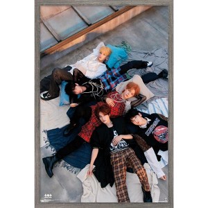 Trends International TOMORROW X TOGETHER - The Name Chapter: FREEFALL - CLARITY Framed Wall Poster Prints - 1 of 4