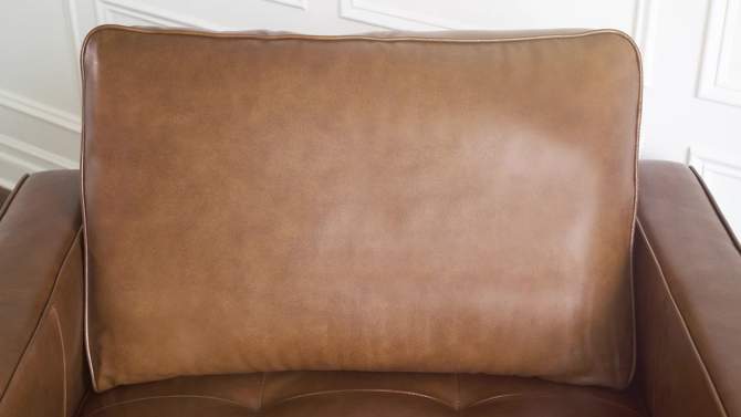 Hobbes Mid-Century Leather Armchair - Abbyson Living, 2 of 13, play video