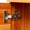 Chic Crate - 70" Mid-Century Media Hub - 2 Cabinets & Floating Shelves - FSC Walnut TV Console for Living Room/Home Theater - 3 of 4