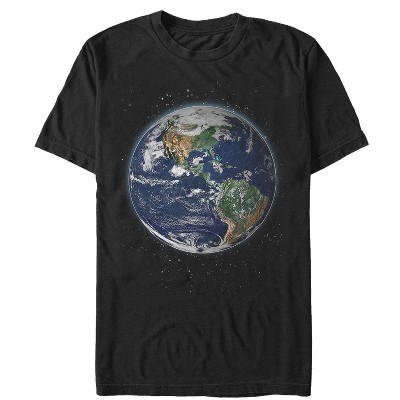 Men's Lost Gods Planet Earth T-shirt - Black - Small : Target