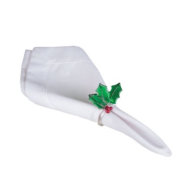 Gallerie II Holly Napkin Ring Set of 6