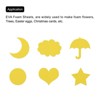 Unique Bargains EVA Flexible DIY Craft Embellishments Foam Sheets 5 Pcs 19.7" x 17.7" Yellow - 4 of 4