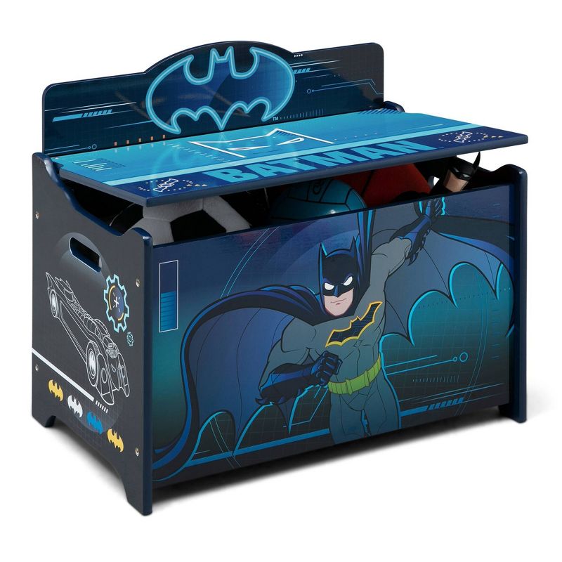 Delta Children Batman Deluxe Toy Box - Greenguard Gold Certified, 6 of 11