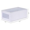 Unique Bargains Foldable Decorative Storage Bin with Handles for Shelves Closet 1 Pack - 4 of 4