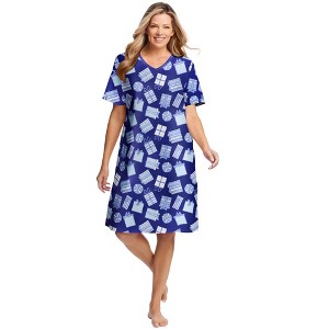 Dreams & Co. Print Sleepshirt - 1 of 4