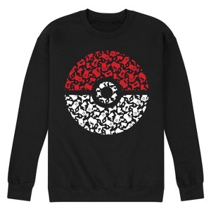 Men's - Pokémon - Pokeball Pikachu Graphic Fleece Sweatshirt - 1 of 4