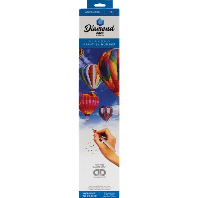 Leisure Arts Diamond Art Advanced Kit 15.75"X14.6"-Balloons