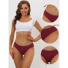 INSPIRE CHIC Women's Mid-Rise Available in Plus Size Hipster Underwears 9 Packs - 3 of 4