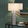 Hudson and Canal 30" Tall Table Lamp with Fabric Shade - 4 of 4