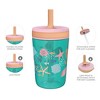 LunaLulinlk 15oz Toddler Cups For Travel or At Home, Durable Plastic Sippy Cups With Leak-Proof Design is Perfect For Kids (Shells) - 2 of 3