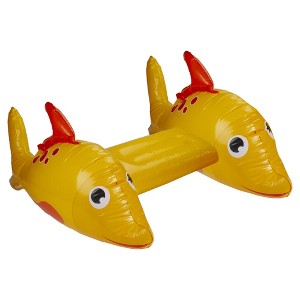 Pool Central Dorado Fish Children's Inflatable Swimming Pool Kickboard - 34.5" - Yellow - 1 of 4