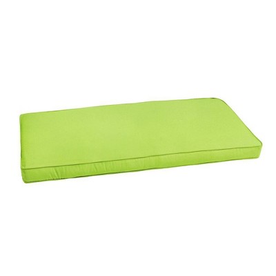 Sunbrella Macaw Outdoor Bench Cushion Green