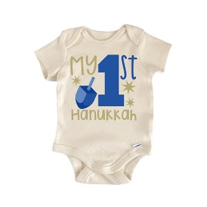 My 1St Hanukkah Newborn Baby Onesie® Bodysuit GS1 - 1 of 4