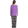 Just Love Womens Plush Pajama Pant Set with Matching Socks  Fun, Cozy Sleepwear with Sayings - 3 of 4