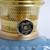 Aladdin Georgia Blue Genie II Oil Lamp for Shelf or Table, Indoor Emergency Lighting, Limited Edition in Blue Glass with Chrome or Brass Finish - 3 of 4