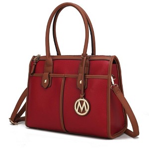 MKF Collection Livia Women's Satchel Bag Vegan Leather by Mia K - 1 of 4