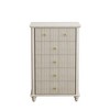 GDFStudio Biron Modern 45.28'' Fluted Wooden Dresser with 5 Drawers - 4 of 4