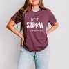 Simply Sage Market Women's Let It Snow Somewhere Else Short Sleeve Graphic Tee - 2 of 4