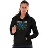 Cool Skeleton Reaper Skate or Die Hoodie Sweatshirt Women Men Brisco Brands - 4 of 4
