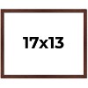 PosterPalooza | Classic Modern Brown Picture Frame - UV Acrylic, Backing Board, Hanging Hardware Included - 2 of 4