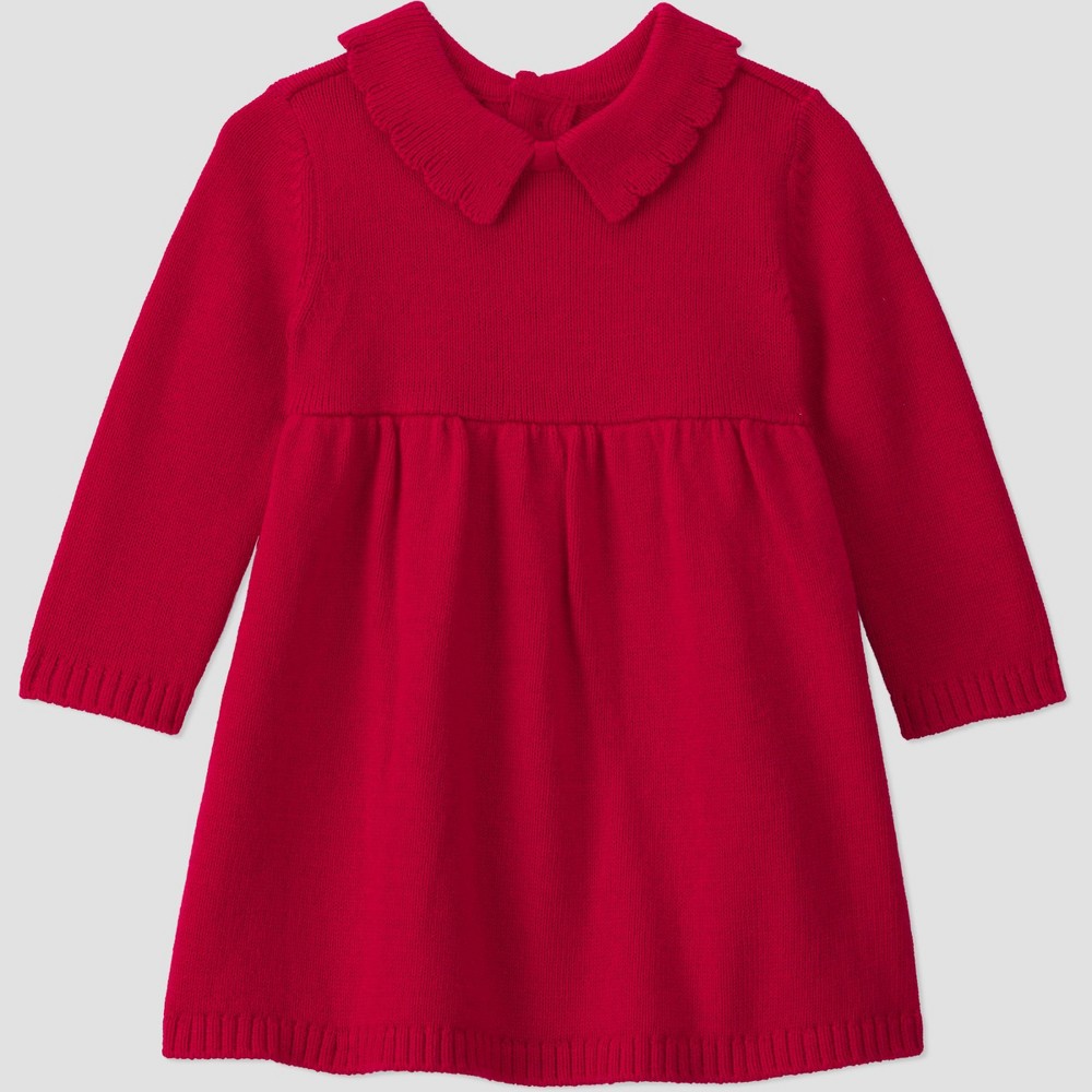 Carter's Just One You® Baby Girls' Holiday Sweater Dress - Red Newborn