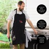 Grill Apron, Black, Arizona Cardinals - 4 of 4