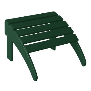WestinTrends All-Weather Outdoor Patio Poly Adirondack Ottoman Footrest - 1 of 4